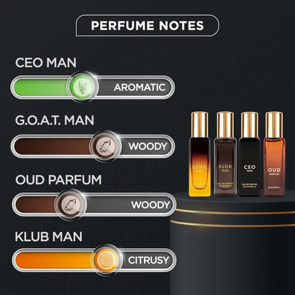 Aurabelle Set de Perfumes de Lujo para Hombre